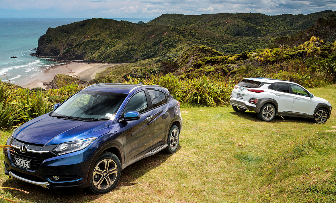 2019 Hyundai Kona v Honda HR-V comparison