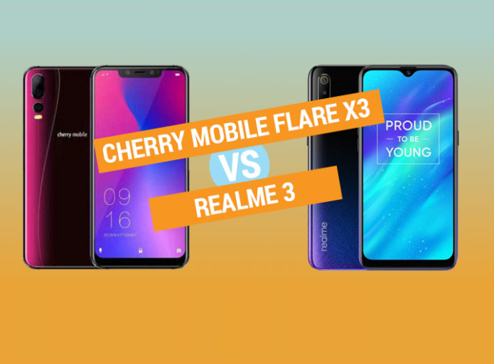 Cherry Mobile Flare X3 vs Realme 3 specs comparison