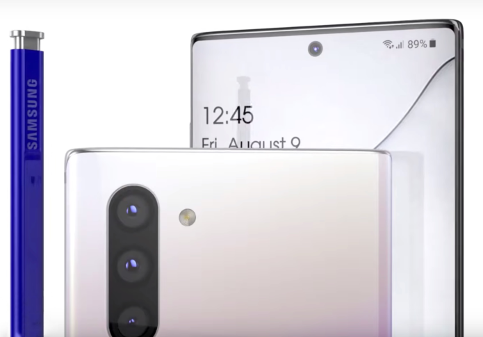 Galaxy Note 10 Video Shows Phone From Every Angle