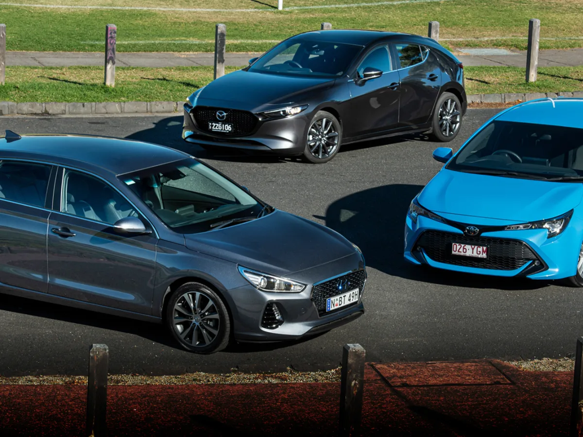 2019 Hyundai i30 Elite v Mazda 3 G20 Evolve v Toyota Corolla SX comparison : Which is best... of the best sellers?