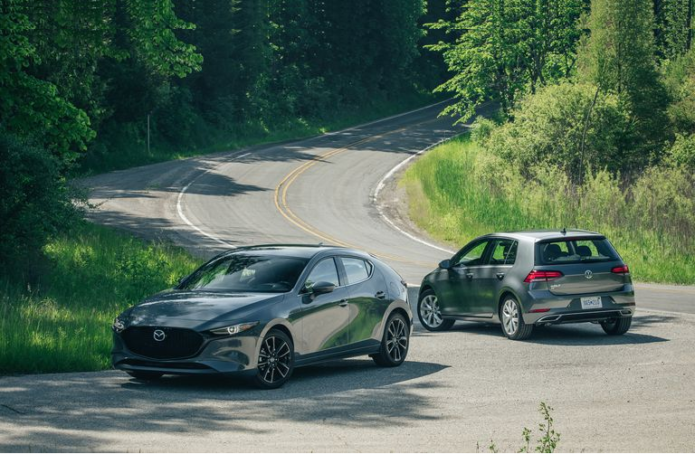2019 Mazda 3 vs. 2019 VW Golf: Do You Prefer Practicality or Style in Your Compact Hatch?