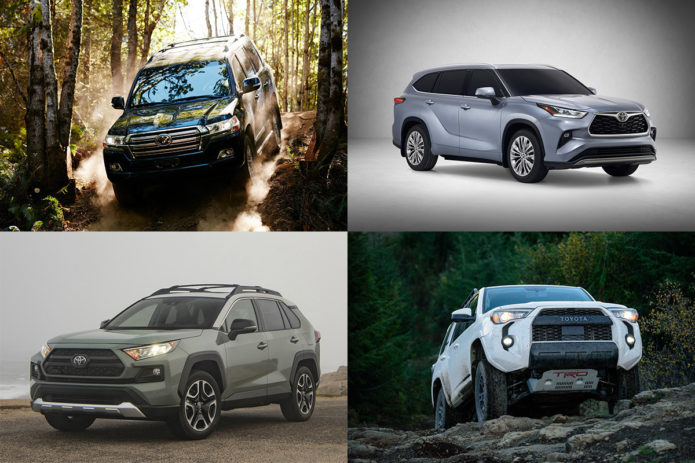 6 Toyota SUVs for a Variety of Needs in 2019