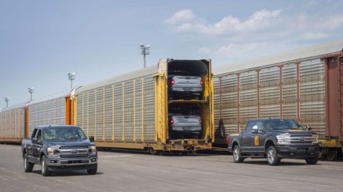 Ford F-150 EV prototype tows a million pounds