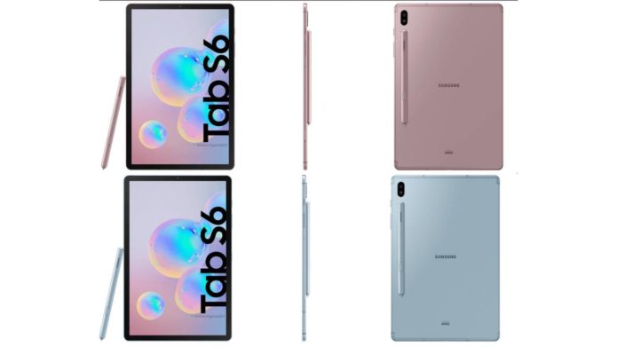 Galaxy Tab S6 renders emphasize odd redesign