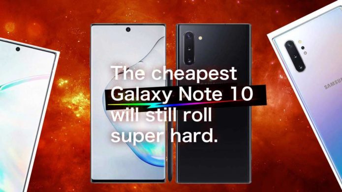 Cheapest Galaxy Note 10 still has two surprising pluses