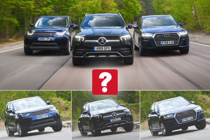 New Mercedes-Benz GLE vs Audi Q7 vs Land Rover Discovery Comparison