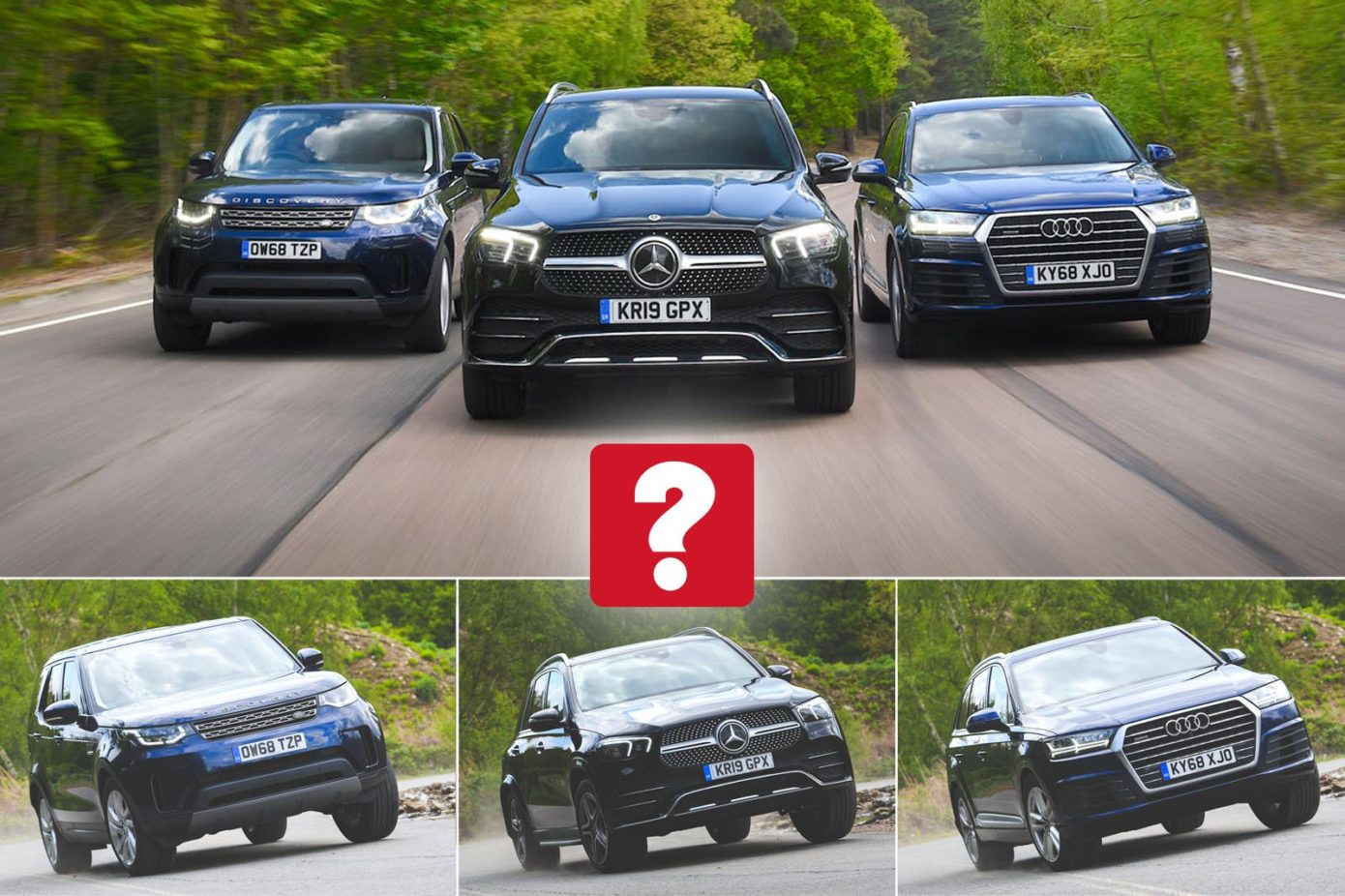 New Mercedes Benz Gle Vs Audi Q7 Vs Land Rover Discovery