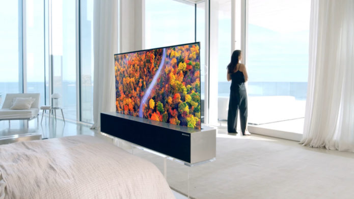 LG Rollable TV Coming to U.S. in 2020
