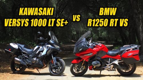 2019 BMW R1250 RT Vs Kawasaki Versys 1000 LT SE+ Luxo-Adventure Tour-Off