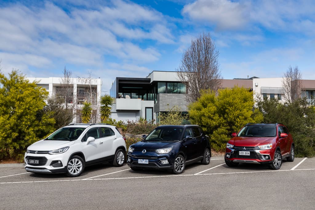 2019 Holden Trax LTZ v Mitsubishi ASX Exceed v SsangYong Tivoli Ultimate – Comparison