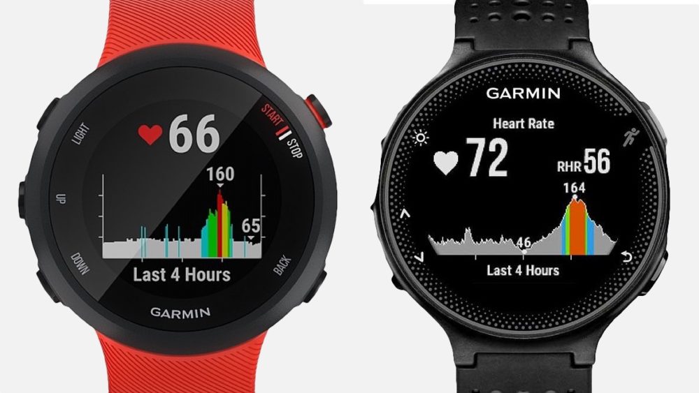compare garmin 35 and 235