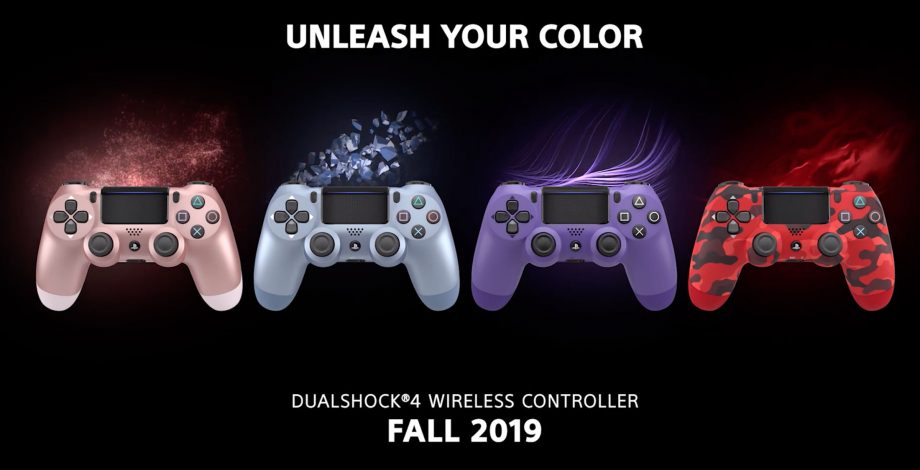 Sony’s new DualShock 4 colour options might be the sexiest yet