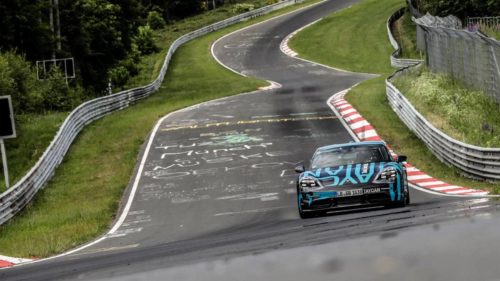 Porsche Taycan sets new EV record at Nürburgring-Nordschleife