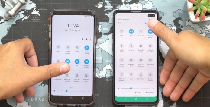 Samsung Galaxy S10 with Android 10 and new One UI breaks cover
