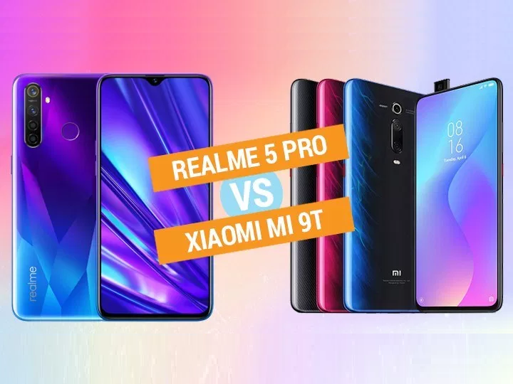 Realme 5 Pro vs Xiaomi Mi 9T specs comparison