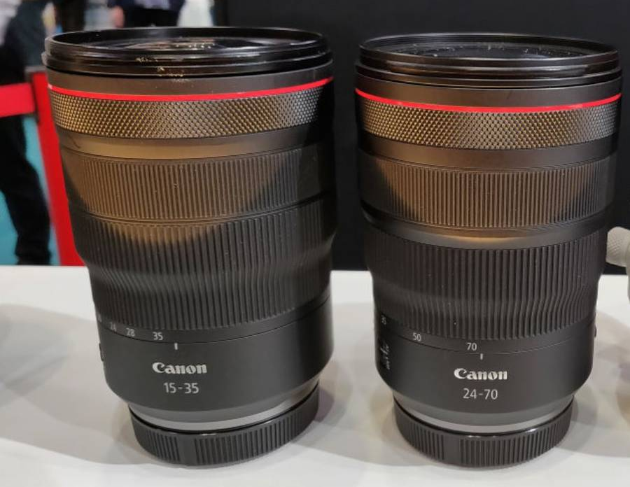 Canon RF 15-35mm f/2.8L IS USM & RF 24-70mm f/2.8L IS USM Lenses to be Announced Soon