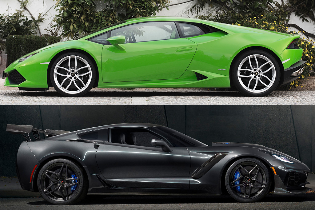 2019 Lamborghini Huracan vs. 2019 Chevrolet Corvette ZR1: Which Is Better?
