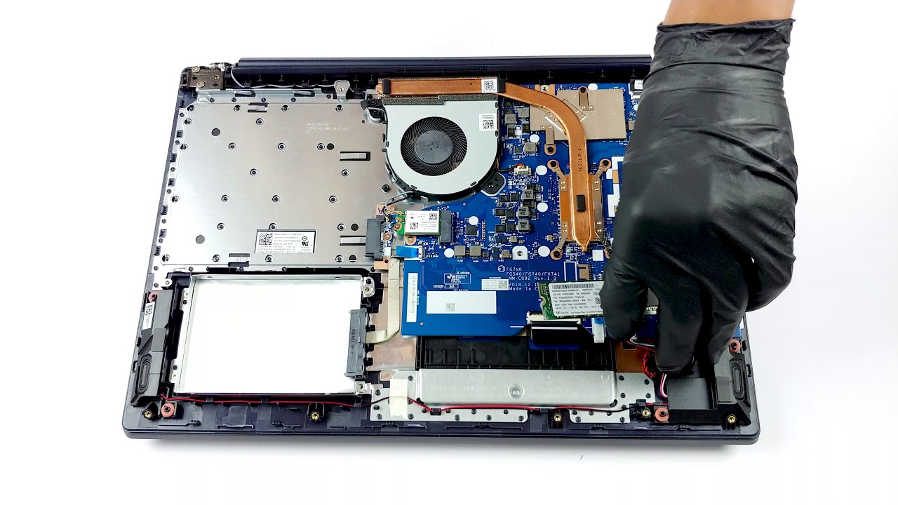 Inside Lenovo Ideapad L340 (15″) – disassembly and upgrade options