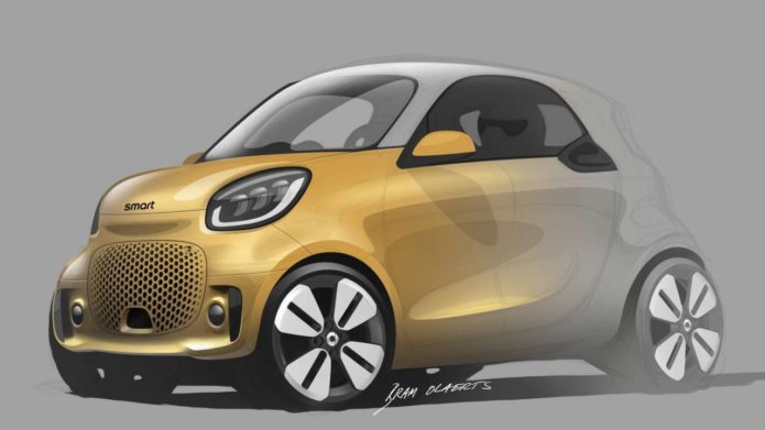 2020 Smart EQ fortwo previewed as all-EV future gets interesting
