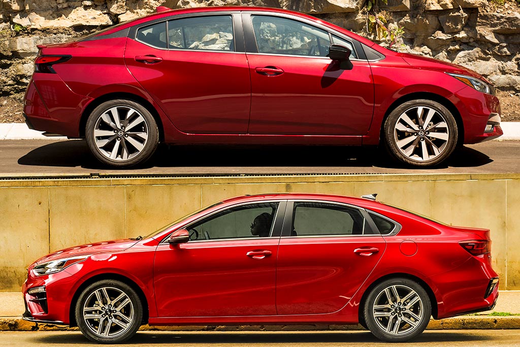 2020 Nissan Versa vs. 2020 Kia Forte: Which Is Better?