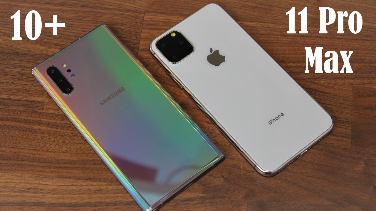 iPhone 11 Pro Max vs Samsung Galaxy Note 10+ Price in