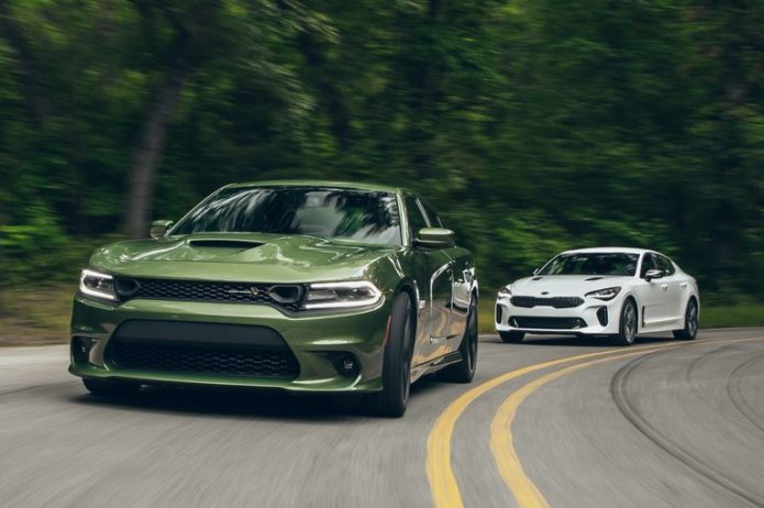 2019 Dodge Charger R/T Scat Pack vs. 2019 Kia Stinger GT: Which Sports Sedan Packs a Bigger Punch?