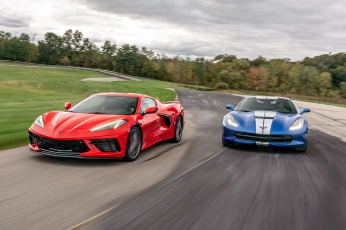 Racetrack Throwdown: 2020 Chevy Corvette C8 vs. 2019 Corvette C7