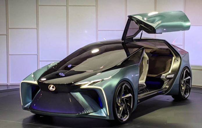 Lexus LF-30 Electrified Concept teases EV intent behind gullwings and glitz