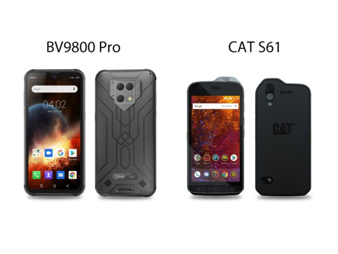 Blackview BV9800 Pro vs. CAT S61: Which FLIR Lepton Thermal Rugged Smartphone is Better?
