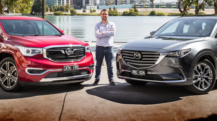 2019 Mazda CX-9 Azami v Holden Acadia LTZ-V comparison: 7-seat showdown