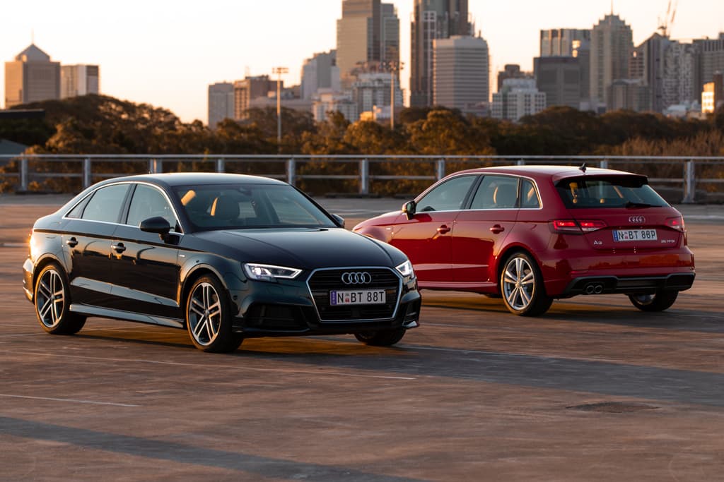 Sporty Audi A3 S line plus edition lands