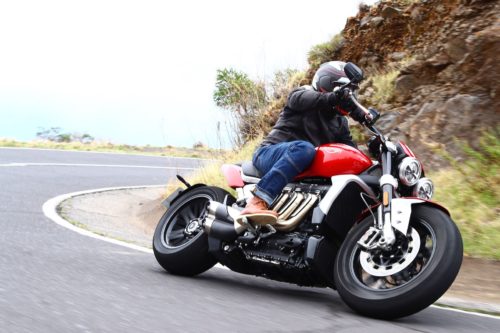 2020 TRIUMPH ROCKET 3 R & GT TEST: CANARY ISLAND CAREENING