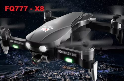 FQ777 F8 GPS Foldable RC Drone Review: A 5G WiFi FPV w/ 4K HD Camera 2-axis Gimbal Brushless drone