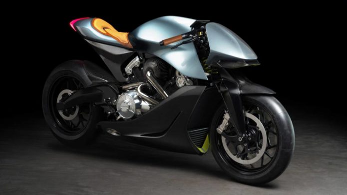 Aston Martin AMB 001 motorcycle melds hypercar style with two-wheel tech
