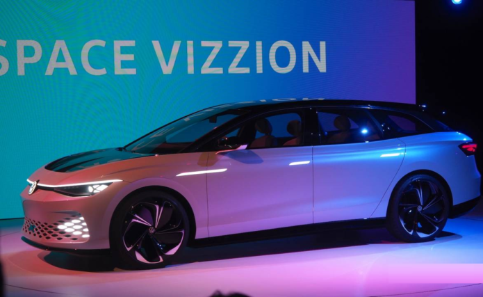 The VW ID. SPACE VIZZION is a weird EV sports wagon with a secret message