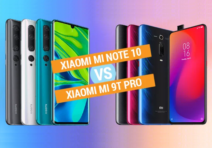 Xiaomi Mi Note 10 vs Xiaomi Mi 9T Pro Specs Comparison