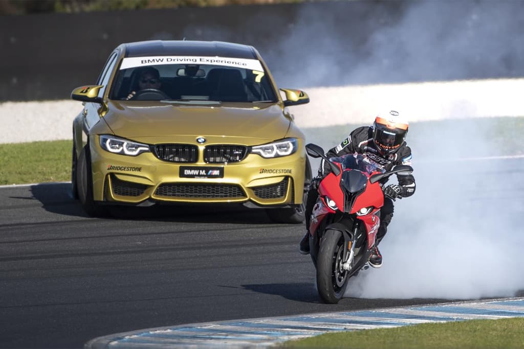 BMW M3 vs BMW S 1000 RR: Now open to the public