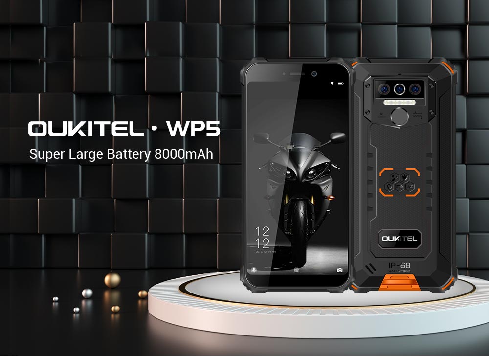 OUKITEL WP5 4G Smartphone Review: 8000mAh Battery, 5.5 Inch 3. Rear ...