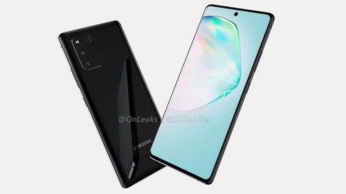 Galaxy A91 renders suggest Samsung has settled on its new design language