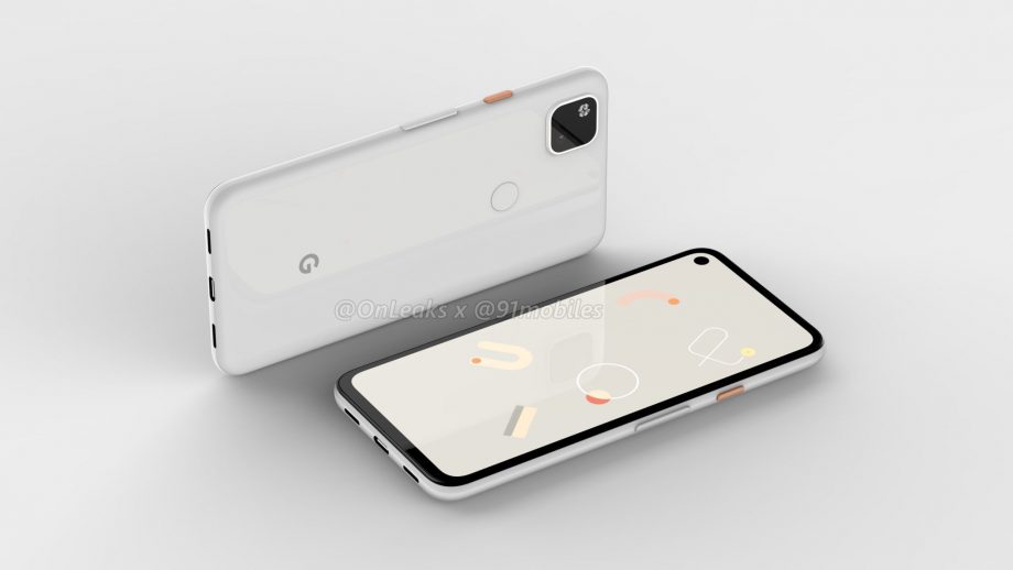 This render shows what the upcoming Pixel 4a might look like