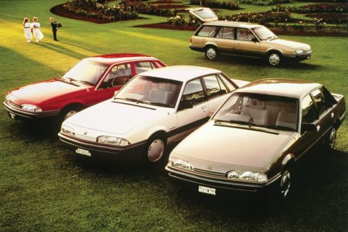 Six Holden Commodores to celebrate