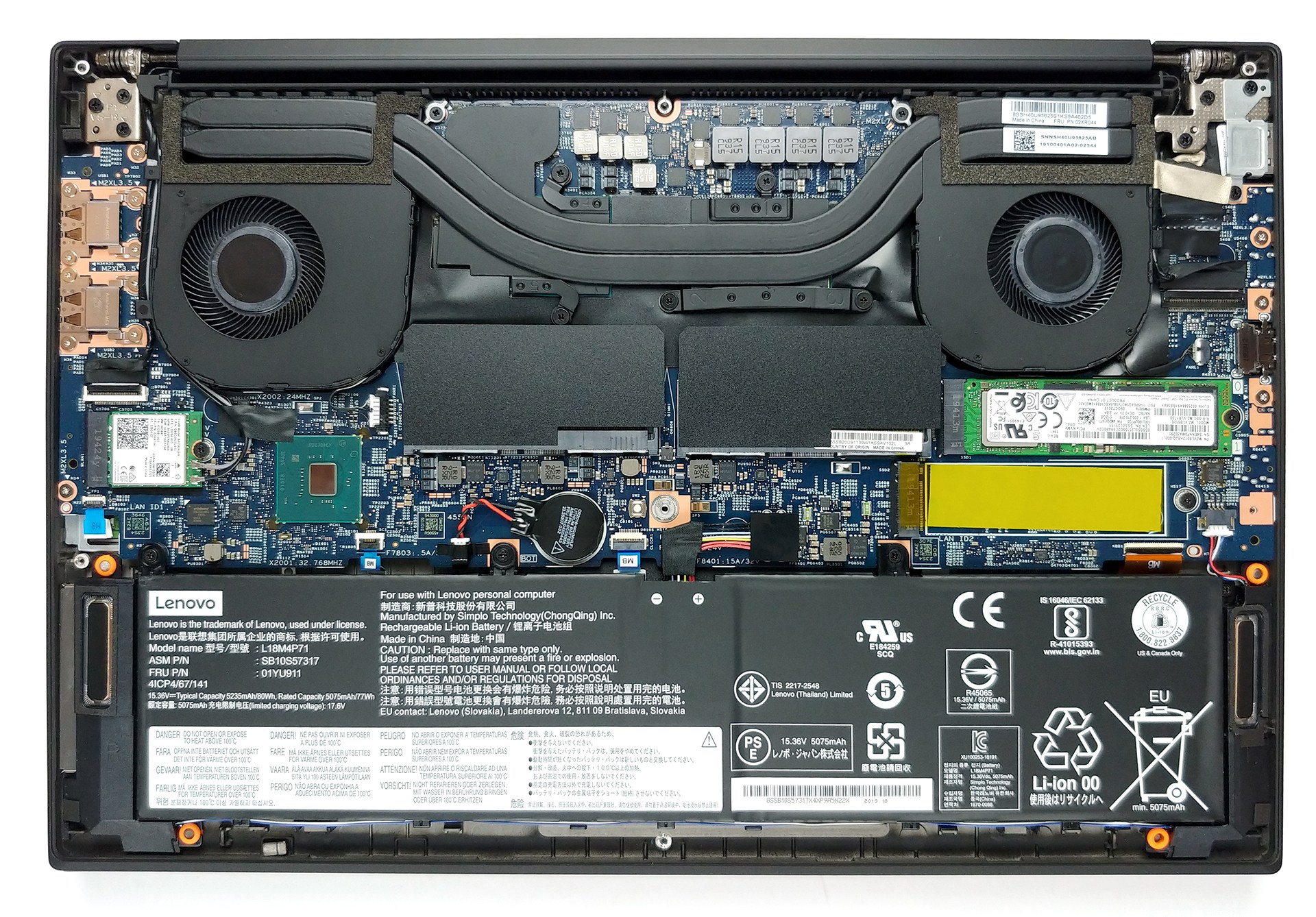 Inside Lenovo ThinkPad X1 Extreme Gen 2 – disassembly and upgrade ...