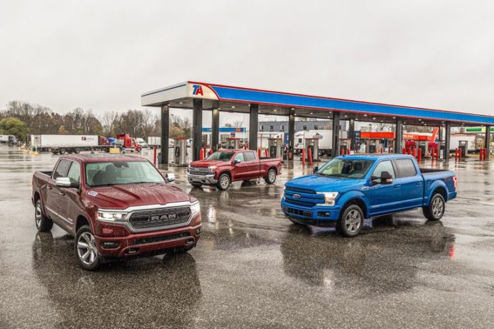 Diesel Half-Ton Tug of War: Chevy vs. Ford vs. Ram