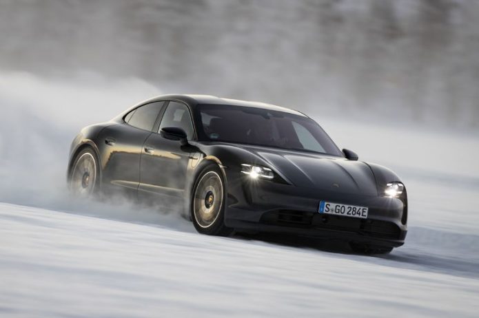 2020 Porsche Taycan 4S Has No Time for Your Winter Driving Worries