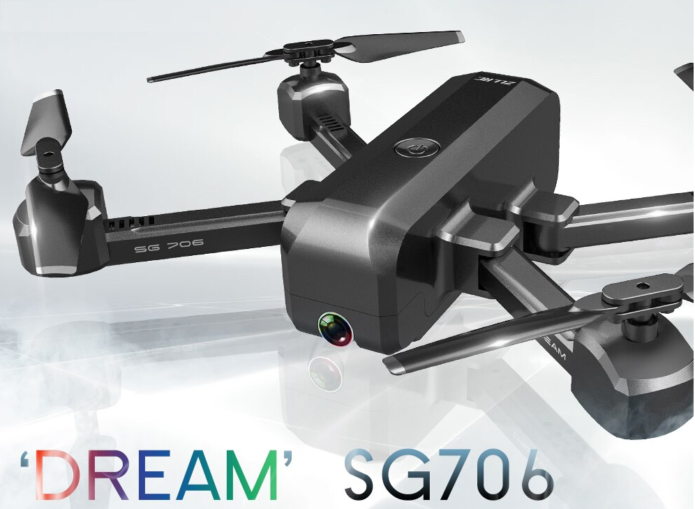 SG706 4K RC Drone Review: A Dual Camera Optical Flow Positioning Image Follow APP Gesture Control Foldable Quadcopter