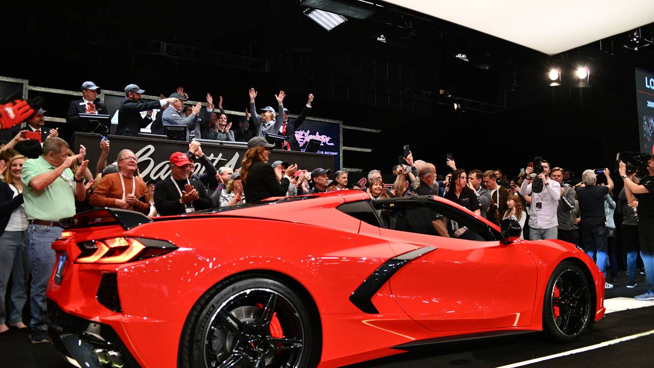 2020 Corvette VIN 0001 raises $3 million for charity