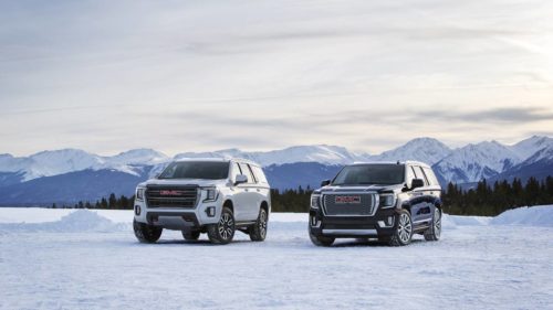 2021 GMC Yukon and Yukon XL line includes Denali and AT4 trims