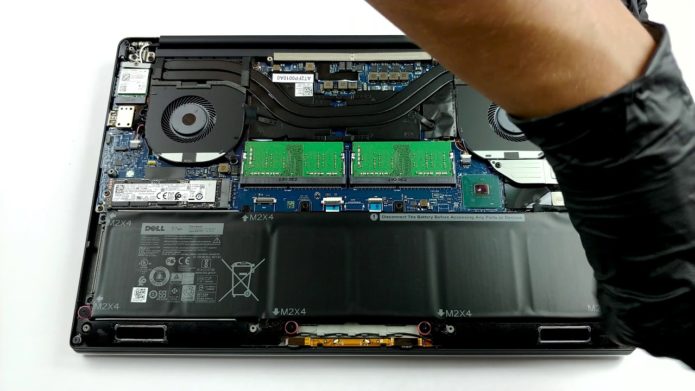 Inside Dell XPS 15 7590 – disassembly and upgrade options