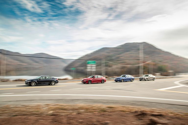 Starter Sports Sedan Rivalry: Alfa vs. BMW vs. Genesis vs. Volvo