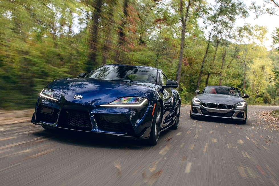 Stepsibling Rivalry: 2020 BMW Z4 M40i vs. 2020 Toyota Supra